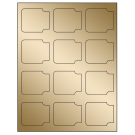 2.38" x 2"  Sheet Label