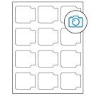 2.38" x 2"  Sheet Label