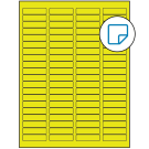1.75" x 0.5"  Sheet Label