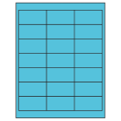 2.66" x 1.375"  Sheet Label