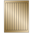 0.75" x 9.4"  Sheet Label