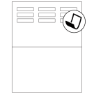 1.96" x 0.46"  Sheet Label