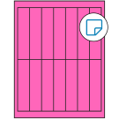 1.125" x 4.875"  Sheet Label