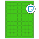 1" x 1"  Sheet Label