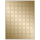 1" x 1"  Sheet Label