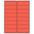 4" x 1.3125"  Sheet Label