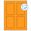 2.875" x 4.312"  Sheet Label