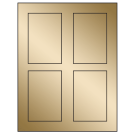 2.875" x 4.312"  Sheet Label