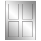 2.875" x 4.312"  Sheet Label