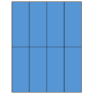 2.125" x 5.5"  Sheet Label