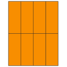 2.125" x 5.5"  Sheet Label