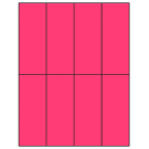 2.125" x 5.5"  Sheet Label