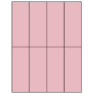 2.125" x 5.5"  Sheet Label