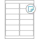 4" x 1.5"  Sheet Label