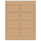 3.75" x 2"  Sheet Label