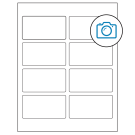 3.75" x 2"  Sheet Label