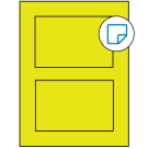5" x 3.50785"  Sheet Label
