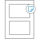 5" x 3.50785"  Sheet Label