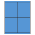 4.25" x 5"  Sheet Label