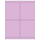 4.25" x 5"  Sheet Label