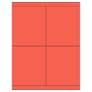 4.25" x 5"  Sheet Label
