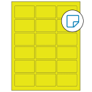 2.5" x 1.5625"  Sheet Label