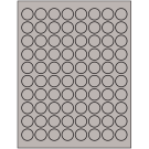 0.875" x 0.875"  Sheet Label