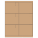 4" x 3.33"  Sheet Label