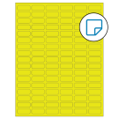 1.25" x 0.5"  Sheet Label