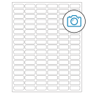 1.25" x 0.5"  Sheet Label