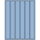 1.18" x 10.6"  Sheet Label