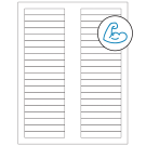 3.125" x 0.5"  Sheet Label