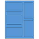 2.7656" x 4.7656"  Sheet Label