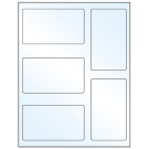 2.7656" x 4.7656"  Sheet Label