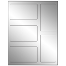 2.7656" x 4.7656"  Sheet Label