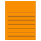 7.625" x 0.375"  Sheet Label