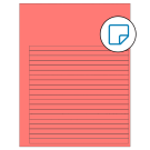 7.625" x 0.375"  Sheet Label