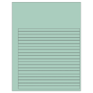 7.625" x 0.375"  Sheet Label