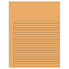 7.625" x 0.375"  Sheet Label