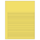 7.625" x 0.375"  Sheet Label