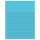 7.625" x 0.375"  Sheet Label