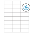 2.83" x 1.375"  Sheet Label