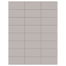 2.83" x 1.375"  Sheet Label
