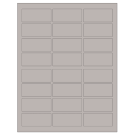2.5" x 1.125"  Sheet Label