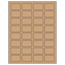 1.75" x 1.125"  Sheet Label
