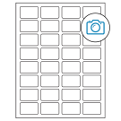 1.75" x 1.125"  Sheet Label