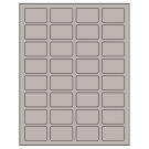 1.75" x 1.125"  Sheet Label