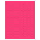 0.875" x 0.5"  Sheet Label