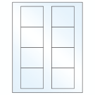 2.75" x 2.5"  Sheet Label