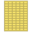 1.25" x 0.75"  Sheet Label